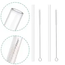 2 Canudos e 2 Escovinhas Limpeza Compatível Copo Stley 40oz ou 1200ML