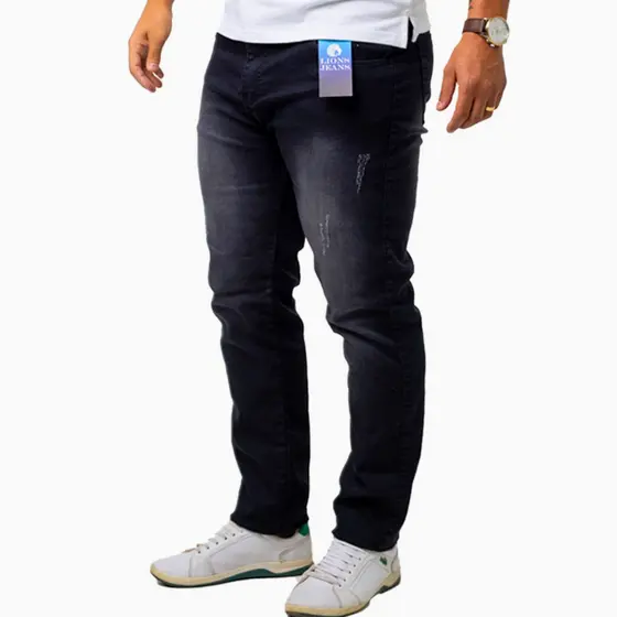 Calça Jeans Masculino Slim Premium Com Elastano - O Melhor Caimento Do Brasil - Lavagens com Efeito.