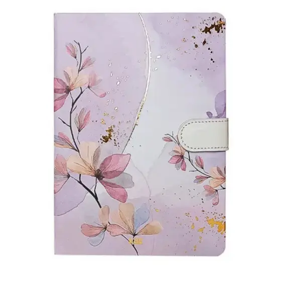CADERNO DIARIO CD 96 FOLHAS C/FECHO MAGNETICO KZ11204