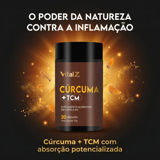 Cúrcuma + TCM - 30 Cápsulas