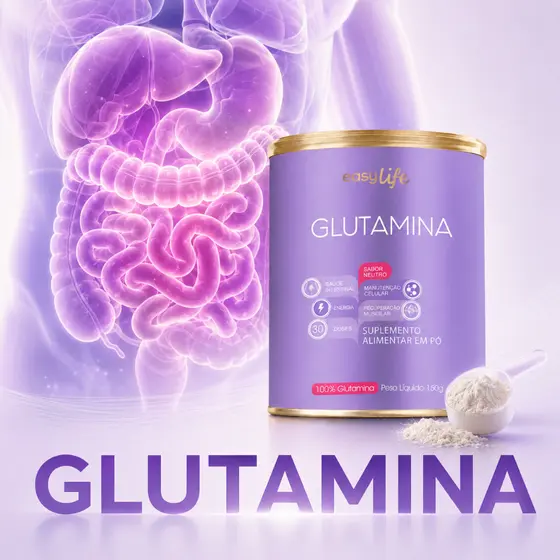 Glutamina Sem Sabor 150g 100% PURA