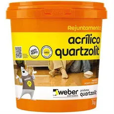 Rejunte Acrílico 1kg Branco Quartzolit