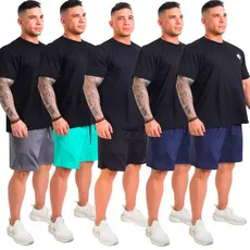 Kit 5 Shorts Masculino Dri Fit Academia Treino Corrida Esportivo Fabricação Própria Envio Rápido Presente Pai