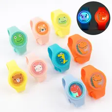 Kit 6 Pulseiras Repelente Mosquito Pernilongo Infantil Led Cor
