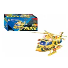 Helicóptero de Brinquedo grande Com Luz e Som Bate e Volta Sky Piloto