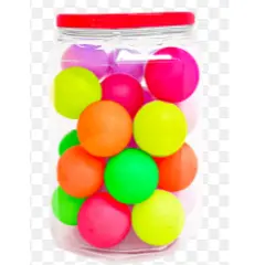 Pote de  Bola Bolinha Lisa para cães cachorros pequeno porte