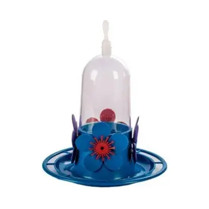 Bebedouro para Beija-Flor - Modelo Bandeja com Poleiro - Cores Diversas