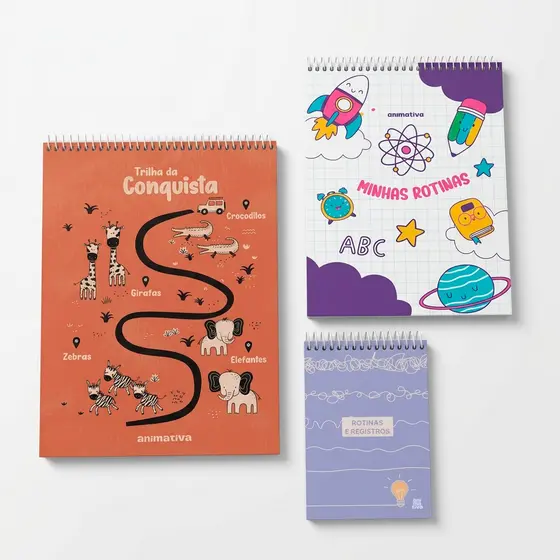 Kit Linha Neuro: Animamente para Rotinas, Desenvolvimento e Acompanhamento