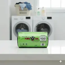 Saco de Lixo Rolo Reforçado 100L 50L 30L 15L Lixeira Grande Grosso Resistente
