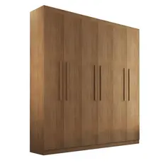 Guarda-Roupa Casal Malibu 6 PT 2 GV Imbuia