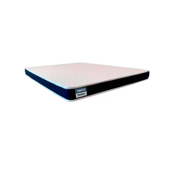Colchão Viúva Guldi Duplo Plus D28 (16x128x188) Branco e Azul