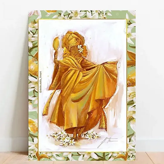 Quadro Placa decorativa Oxum Orixá Umbanda Candomblé Rainha das Águas Doces 07