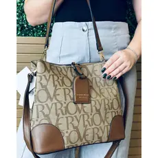 Bolsa Feminina Veryrio Alça de Ombro e Transversal Estampada