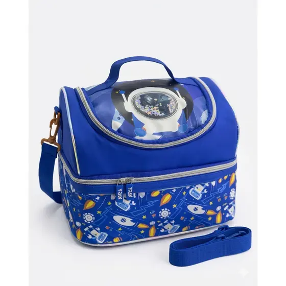Bolsa Térmica 2 Andares Super Capacidade – Lancheira Feminina com Compartimentos Separados
