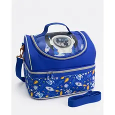 Bolsa Térmica 2 Andares Super Capacidade – Lancheira Feminina com Compartimentos Separados