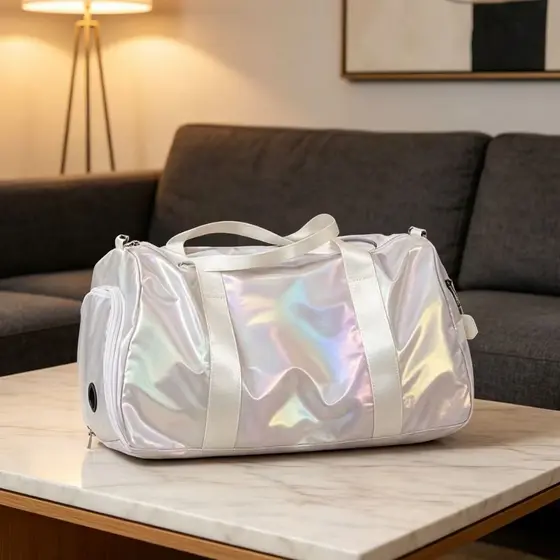 Bolsa Feminina Gradiente Impermeável e Dobrável – Mão e Ombro, Academia e Viagens Curtas
