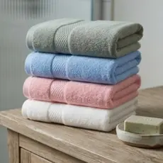 Toalha de Banho Premium 100% Algodão Macia, Alta Absorção e Toque Suave – 4 Cores