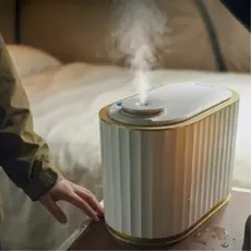 Lixeira c/ Umidificador de Ar Ultrassônico 4L com Difusor de Aromas Desligamento Automático – Bivolt