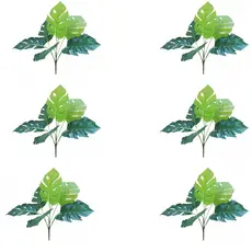 Buquê Planta Artificial Costela Adão 40cm Decoração Jardim Festa Casa