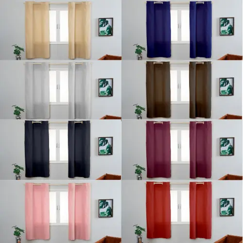 Cortina sala grande 2,30 X 1,80 Cores Lindas - cortina de sala