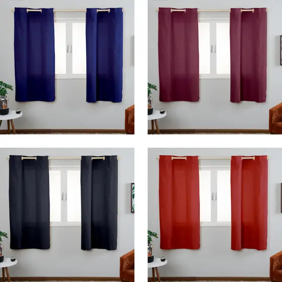 Cortina Para Sala 2,30 X 1,80 Metros - Cortinas de sala