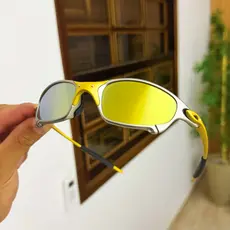 Óculos de Sol Polarizado Full Metal Proteção UV400 Masculino Feminino