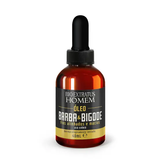 Óleo Homem Barba e Bigode Bio Extratus 40mL