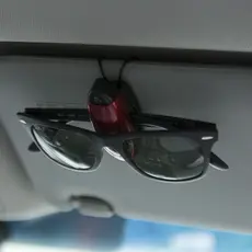 Porta Óculos Veicular Suporte Quebra Sol Para Óculos -Escolha a Quantidade -BR