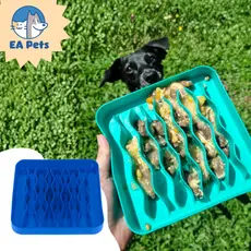 Comedouro Flexível E Lento Da Pet Games Pet Wave Saudável E Funcional Para Cão Cachorro Gato