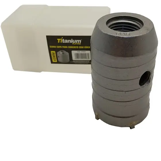 Serra Copo para Concreto com Vídea 35mm – Titanium Platina