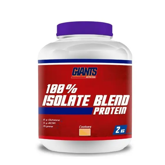 Whey Isolado 100% Isolate Blend Novo Sabor Cookies Lançamento Giants Nutrition