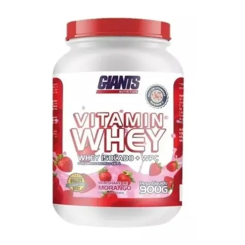 Vitamin Whey 900g Isolado e Concentrado Giants Nutrition