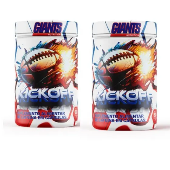 Kit 2 Kickoff 60 Cáps Cada Termogênico Giants Nutrition