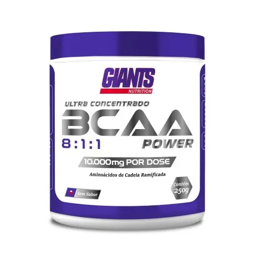 Bcaa Power 8:1:1 250g Ultra Concentrado Giants Nutrition