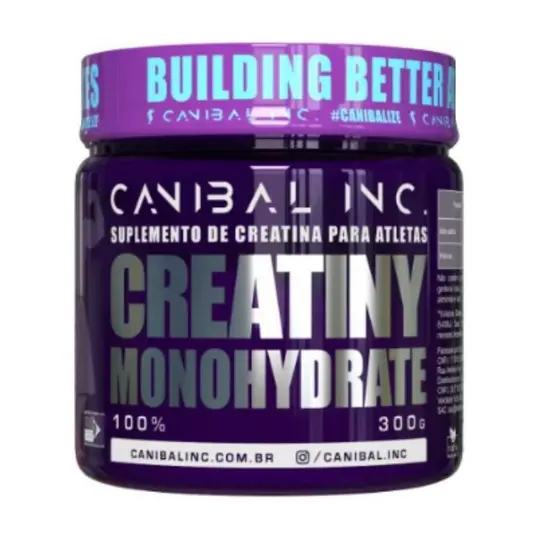 Creatina 100% Monohidratada 300g Canibal