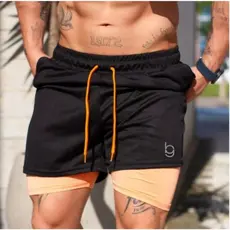 Bermuda Fitness Musculação Masculina Forrada para atividades físicas BodyGrip