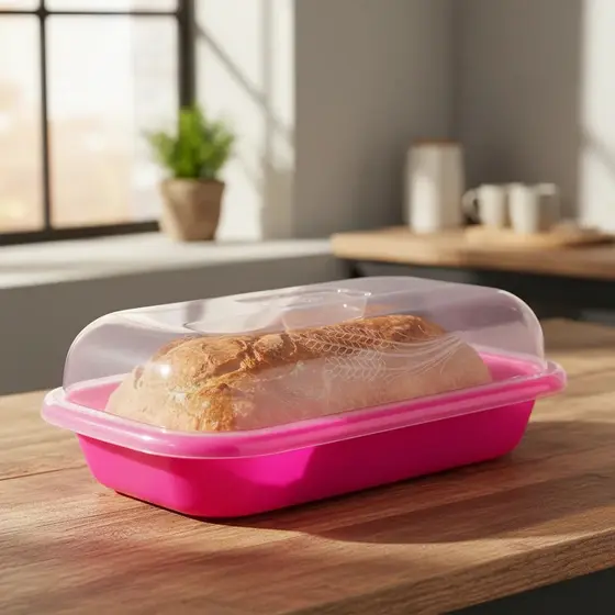 Porta Pães Pão de Forma Caseiro - para Cozinha Mesa de Jantar - Cozinha