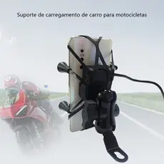 X-tipo acessórios suporte do telefone móvel suporte do suporte do espelho retrovisor da motocicleta
