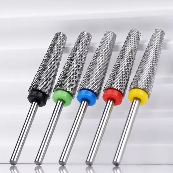Broca EXTRA Longa De Unhas Bits De Carboneto De Tungstênio Para Manicure 24,2mm