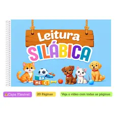 Apostila de Alfabetização – Leitura Silábica e Ilustrados Leitura Infantil 20 Páginas