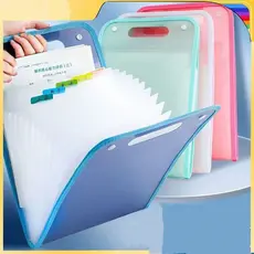 Pasta de Arquivo A4 Organizadora de Material Escolar  Arquivos Sanfonada