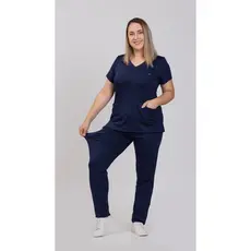 Conjunto Scrub Pijama Cirúrgico em MALHA DRY SUPER FLEXÍVEL - com elastano - Do P ao XG - Dama Basic