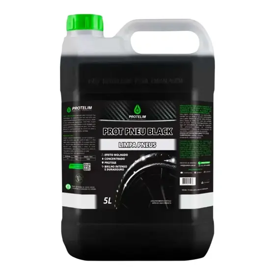Pretinho Para Pneus Prot Pneu Black 5l Protelim