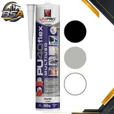 Adesivo Cola Fixa Cuba Pu 40 Inox Mármores Granitos Vedação - Branco/Cinza/Preto