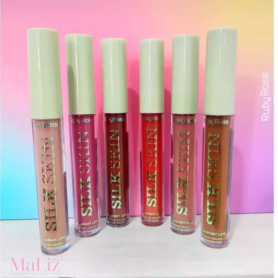 Batom Líquido Comfort Lips- Ruby Rose Linha Silk Skin Ruby Rose HB
