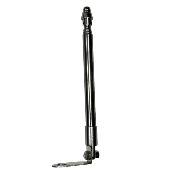 Antena Retrátil 7 Estágios Corta Pipa Moto Retrovisor Aço Inox