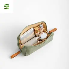 KIDST Cosmetic Saco Organizador De Viagem Casual Portátil Padrão De Crocodilo Quadrado De Armazenamento Higiênico