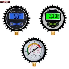 Manômetro SAMDERI LCD , Medidor De Pressão Digital Eletrônico De Pneus 0-250PSI , Luz LED
