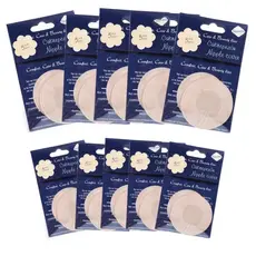 kit Até 100 Tapa-Seios Invisível Adesivo Protetor com 7,5cm de Diâmetro para Tampar Mamilos/Aureola/5PARES