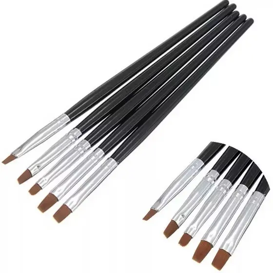 5 Unidades/Pacote Canetas Pincel De Resina Moldando Escova Composta Adesiva De Silicone